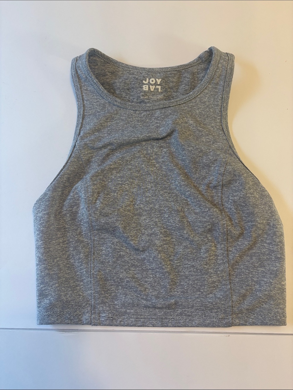 JoyLab Gray High-Neck Sports Bra